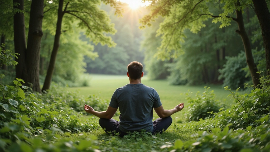 Mężczyzna w naturalnym otoczeniu symbolizujący zdrowie i witalność